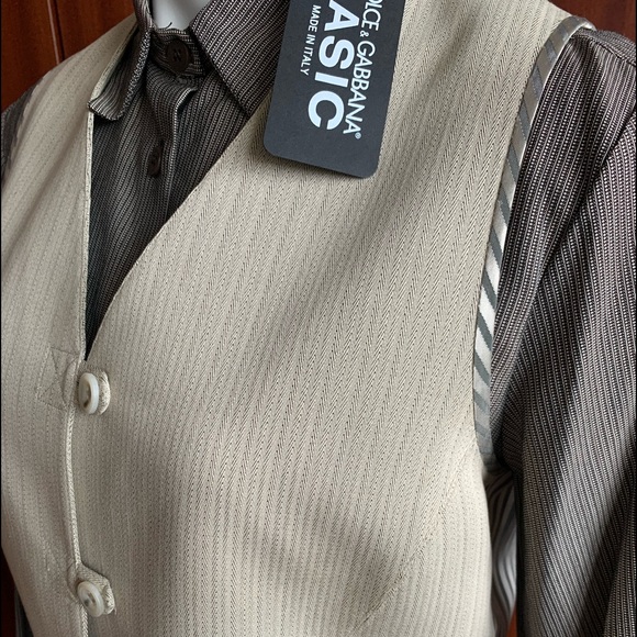 NWT Vintage,rare Classic Timeless Dolce&Gabbana Basic Shirt.s 42.Made in Italy. - Picture 10 of 11